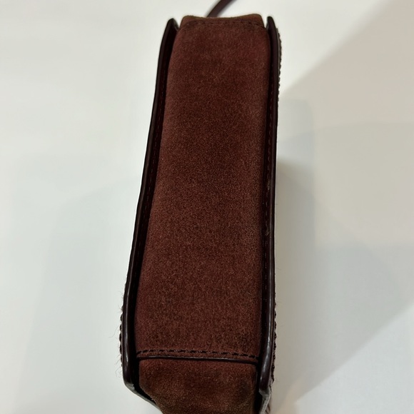 Fossil Campbell Leather Red Crossbody Bag - Picture 14 of 16